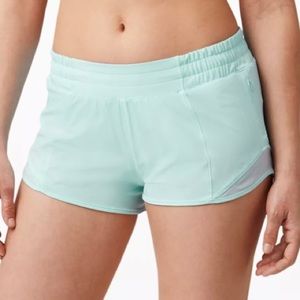 LULULEMON HOTTY HOT BLUE GLOW LOW RISE 2.5 INCH